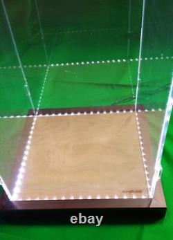 21 X 21 X 27 Display Case for Hot Toy Figures 1/6 Scale, Statue, Doll, LED Light