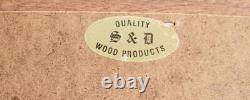 22 Vintage Memphis TN Metal Ad Letter Openers Wood Display Case 1920-1950