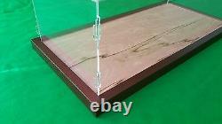 22 x 9 3/4 x 7 Pocher 1/8 Acrylic Display Case Showcase Wood Base for 18 Model