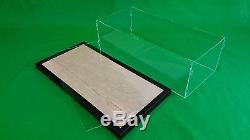 22 x 9 3/4 x 7 Pocher Acrylic Display Case Showcase withWood Base for 18 Model