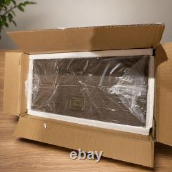 24 Slot Watch Box 2 Tier Display Case Glass Top Jewellery Storage Organizer