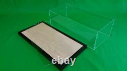 27L x 12.5W x 13.5H Acrylic Display Case Table Top Case Showcase Black Frame