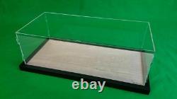 27L x 12.5W x 13.5H Acrylic Display Case Table Top Case Showcase Black Frame