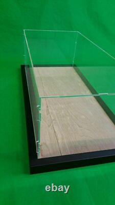 27L x 12.5W x 13.5H Acrylic Display Case Table Top Case Showcase Black Frame