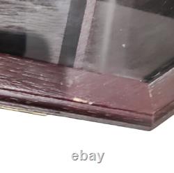 2 X Wall Wood Glass Display Case Curio Cabinet Knick Knack Jewelry Boxes READ