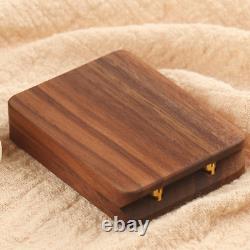 2x Secret Surprise Elements Wooden Rotating Engagement Wedding Vintage Ring Box