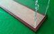 30.5l X 10.8w X 5.6h Display Case With 3/16 Thick Acrylic Brown Wood Frame