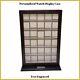 30 Watch Personalized Ebony Wood Display Wall Case Stand Storage Hang Organizer