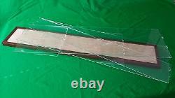 35L x6W x12H Table Top Display Case Box Ocean Liner Cruise Ships Collectibles