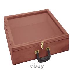 36 Inch Portable Cherry Wood Countertop Display Case 24W X 36L X 4D