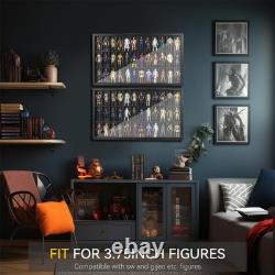 3.75 inch Figure Collectors Showcase, Display Frame Case for Action Figures