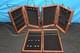 (3) Showcases To Go Jewelry Display Traveling Trade Show Case Wood Black Box 14