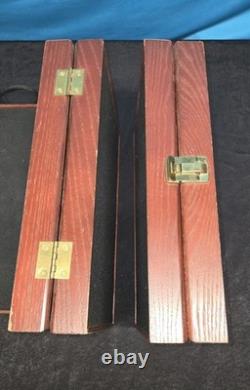 (3) ShowCases To Go Jewelry Display Traveling Trade Show Case Wood Black Box 14