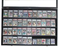 40 Graded Baseball Football Basketball Pokemon Card display Case Frame UV Protec