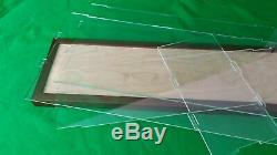 42 Clear Acrylic Table Top Display Case Box Stand Counter Top Show Case Wood