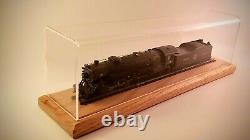 42 O Scale Model Train Display Case, Oak Base