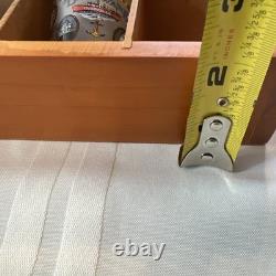 42 Wood Shot Glass Display Case Wall Shelf 40 Hooters Music Travel Sports Bar