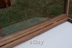 48x12x3 DISPLAY CASE FOR RIFLE SWORD MILITARY ARTIFACTS LARGE KNIVES BAYONET