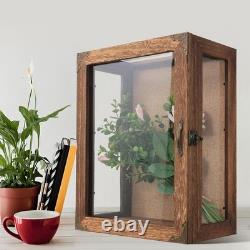 4-Sided Glass Shadow Box Wall Mountable Keepsake Frame