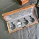 4 Slot Solid Wood Pocket Watch Box Portable Pocket Watch Display Storage Case