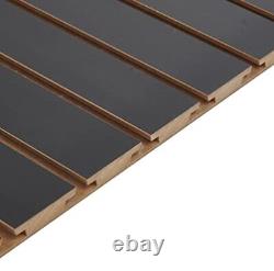 4 ft x 2 ft Horizontal Black Slatwall Easy Organizer Panels 24H x 48L Pac