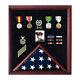 4 X 6 Flag Display Case Combination For Medals Photos