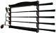 5 Golf Clubs Display Wall Mounted Rack, Solid Wood, Case Black