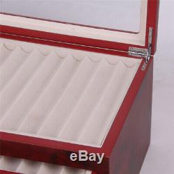 5-Layer 56 Pens Display Wood Box Organizer Fountain Storage Collection Tray Case