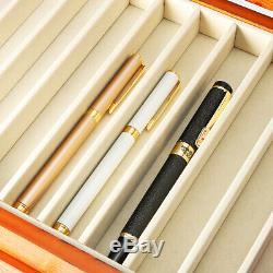 5 Layer Large-Capacity Wooden Box Fountain Pen Display Storage Wood Case 50 Pens