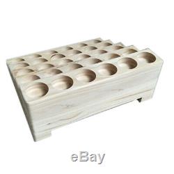 5 Tier Wood Essential Oils Stand Rack Display Shelf Wooden Storage Case Box