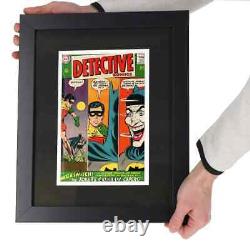 (5 pack) Comic Book Frame Wall Mountable Wood Display Case BCW Silver Age Comics