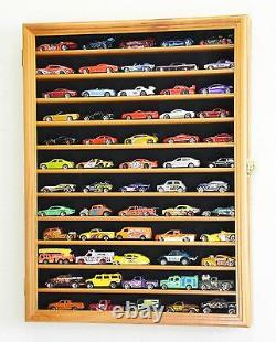 60 Hot Wheels 164 Scale Diecast Display Case Cabinet Wall Rack- LED LIGHTS