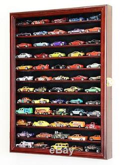 60 Hot Wheels 164 Scale Diecast Display Case Cabinet Wall Rack- LED LIGHTS