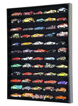 60 Hot Wheels 164 Scale Diecast Display Case Cabinet Wall Rack NO DOOR FRAME