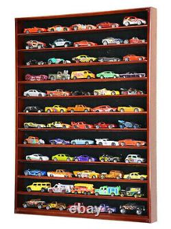 60 Hot Wheels 164 Scale Diecast Display Case Cabinet Wall Rack NO DOOR FRAME