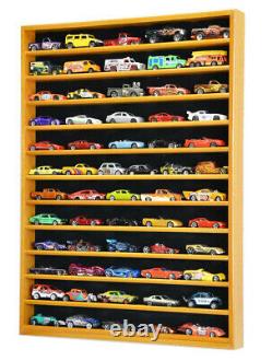 60 Hot Wheels 164 Scale Diecast Display Case Cabinet Wall Rack NO DOOR FRAME