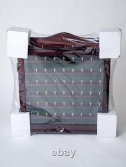 63-Golf Ball Solid Wood Display Case Cabinet withBox BRAND NEW FREE SHIPPING