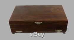 #698 Hand Crafted Fountain Pen Storage Custom Built Solid Wood Display Chest