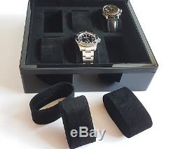 6 Slot Watch Box / Storage Display Case for Chronographs etc. LIP Vintage Design