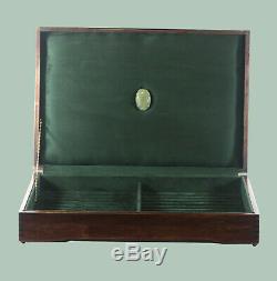#703 Hand Crafted Fountain Pen Storage Custom Built Solid Mahogany Display Chest