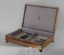 #715 Hand Crafted Fountain Pen Storage Custom Built Solid Wood Display Chest