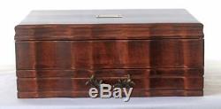 #729 Hand Crafted Fountain Pen Storage Custom Built Solid Mahogany Display Chest