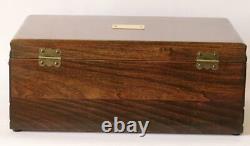 #794 Custom Built Solid Mahogany Fountain Pen Storage Display Chest Hand Crafted