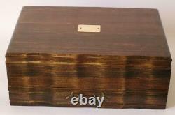 #794 Custom Built Solid Mahogany Fountain Pen Storage Display Chest Hand Crafted