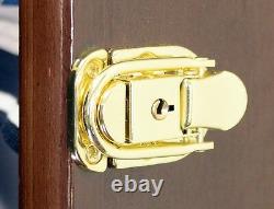 80 Zippo Lighter Lighters Matches Display Case Cabinet Wall Rack Holder -Locks