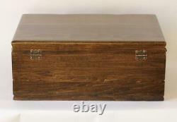 #820 Hand Crafted Fountain Pen Storage Custom Built Solid Mahogany Display Chest