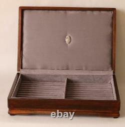#832 Hand Crafted Fountain Pen Storage Custom Built Solid Mahogany Display Chest