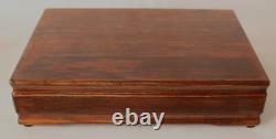 #832 Hand Crafted Fountain Pen Storage Custom Built Solid Mahogany Display Chest