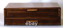 #836 Hand Crafted Fountain Pen Storage Custom Built Solid Mahogany Display Chest