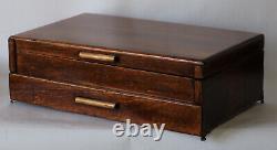 #836 Hand Crafted Fountain Pen Storage Custom Built Solid Mahogany Display Chest